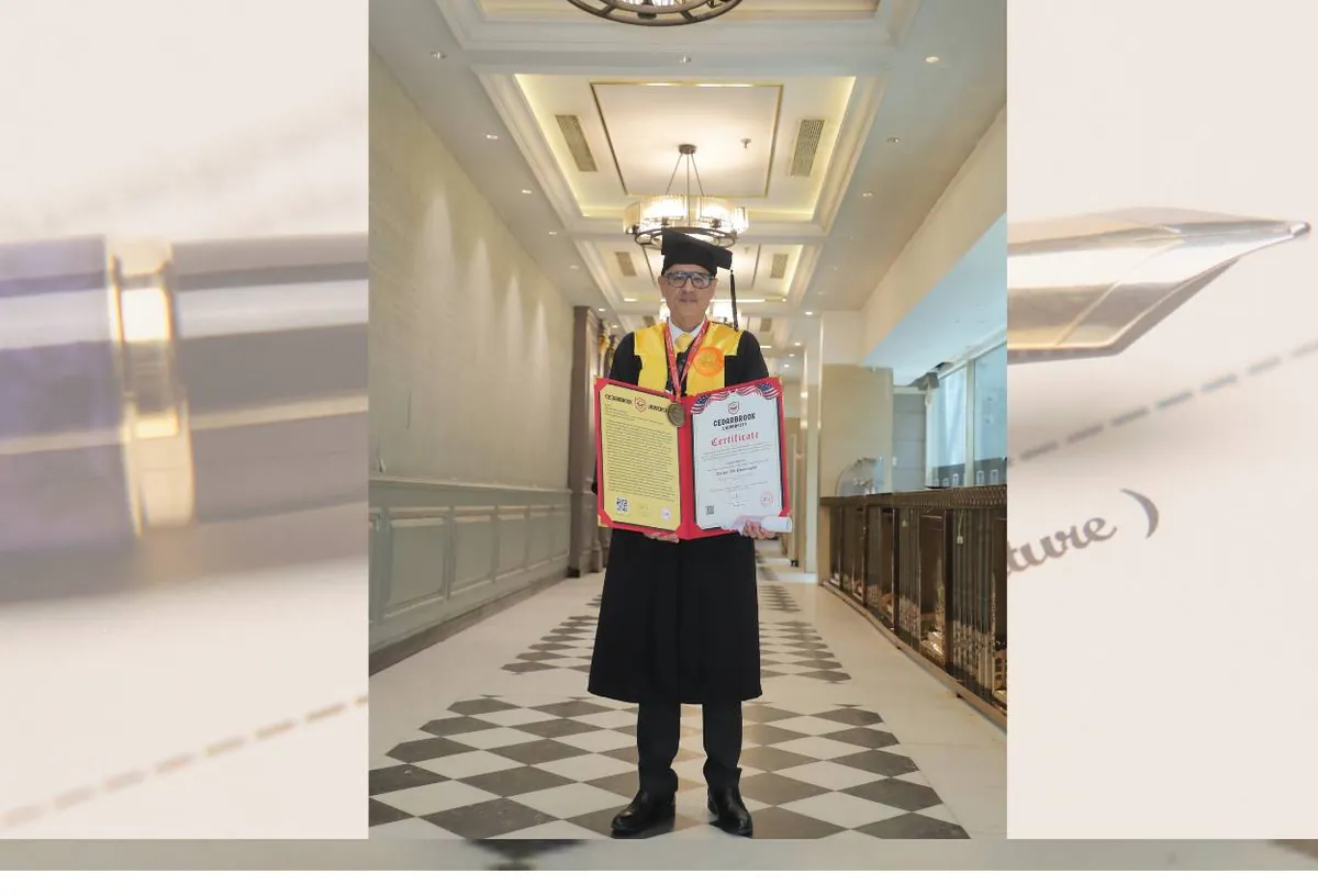 Honoured with a Doctorate in Occult Science