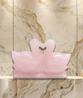 Swan of Rose Quartz