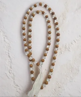 Wooden Crystal Mala